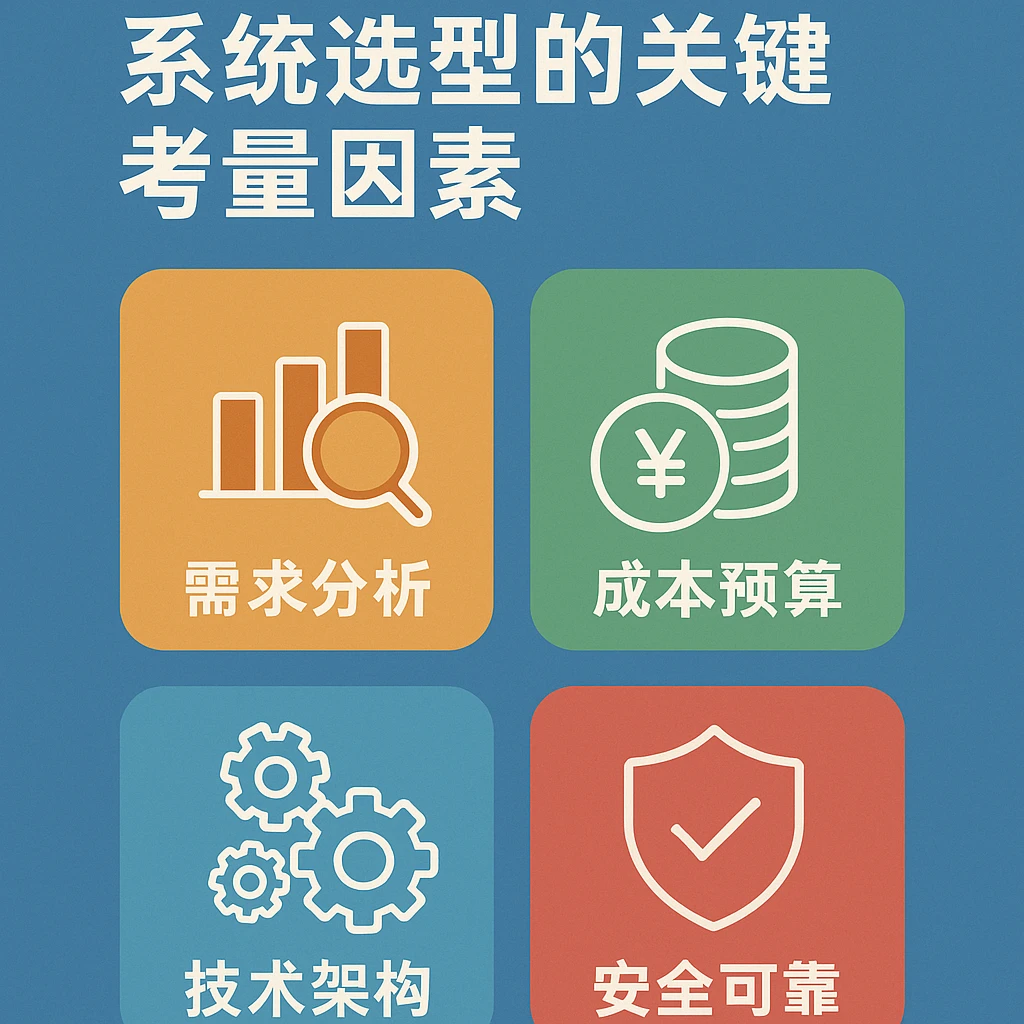 系统选型的关键考量因素