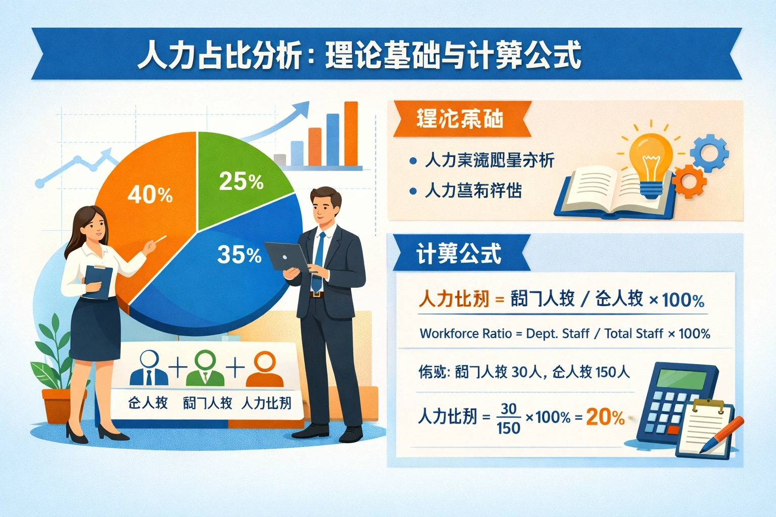 人力占比分析：理论基础与计算公式