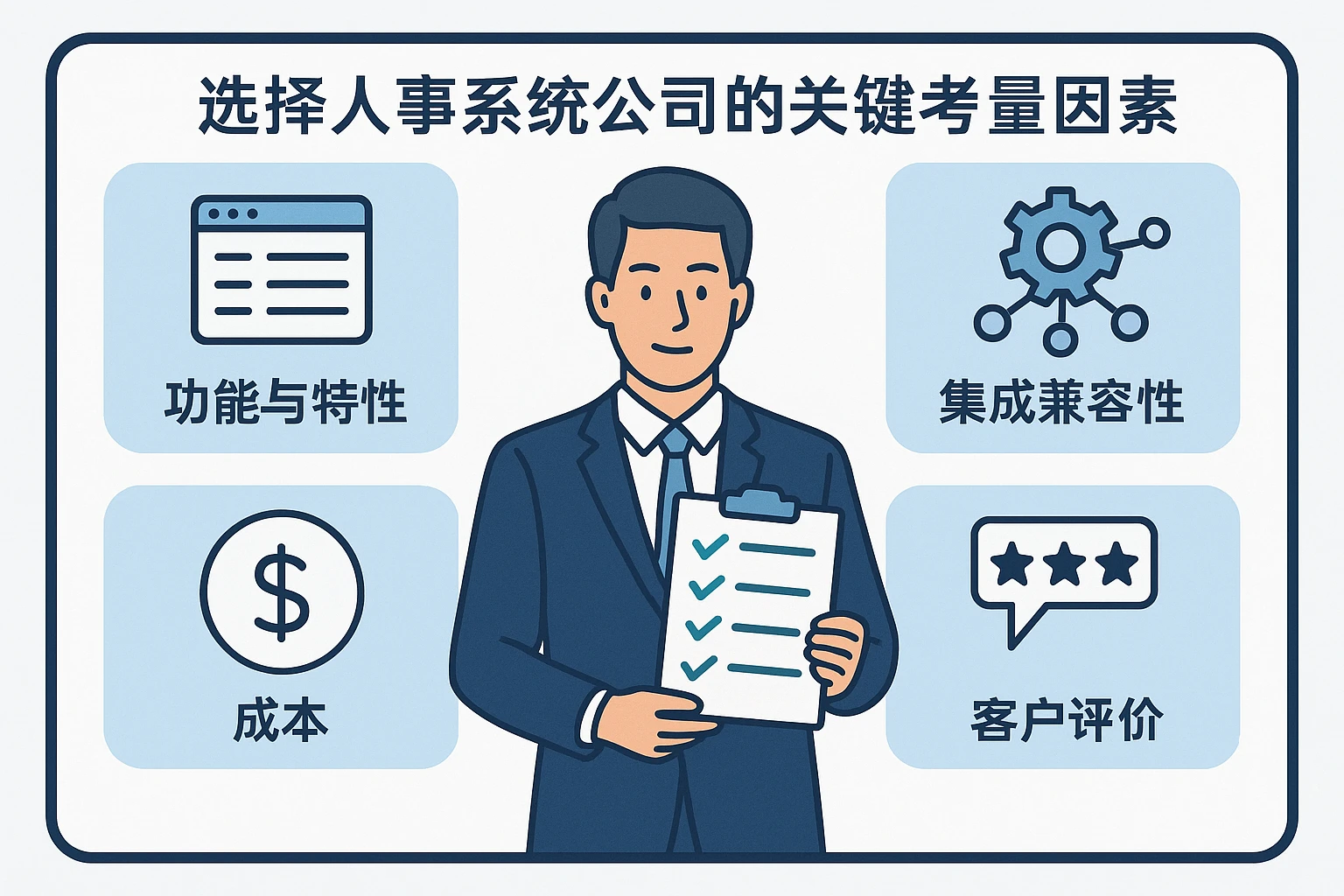 选择人事系统公司的关键考量因素
