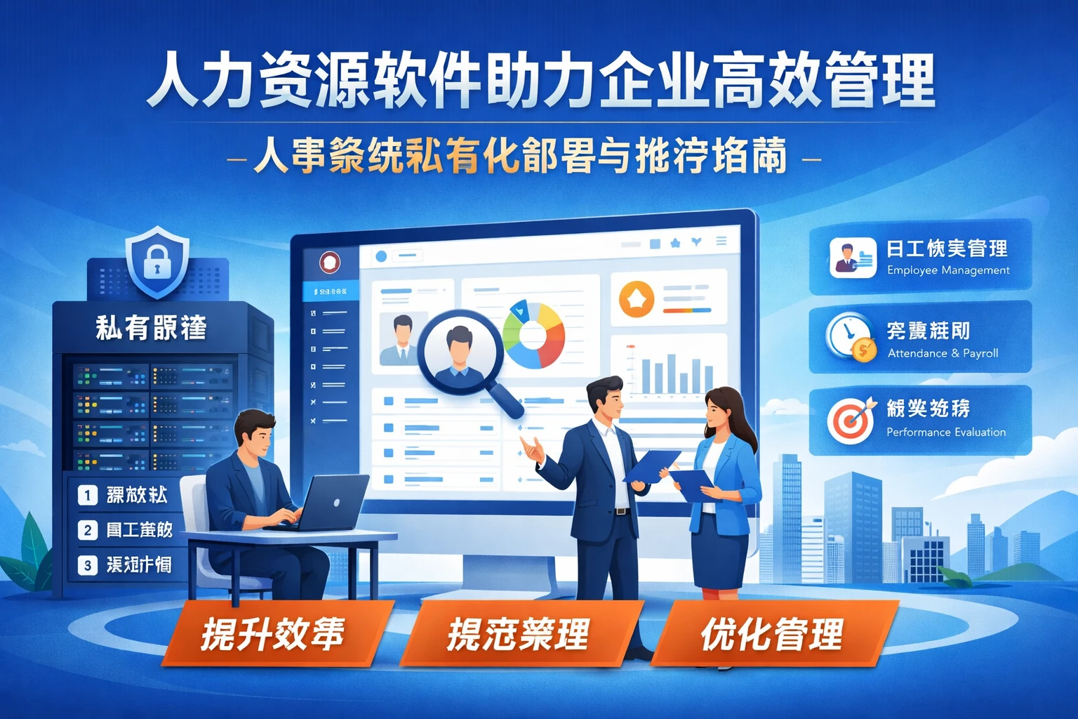 人力资源软件助力企业高效管理:人事系统私有化部署与推荐指南
