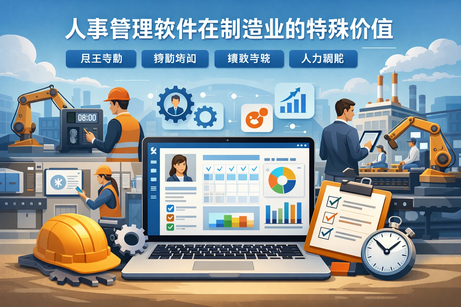 人事管理软件在制造业的特殊价值