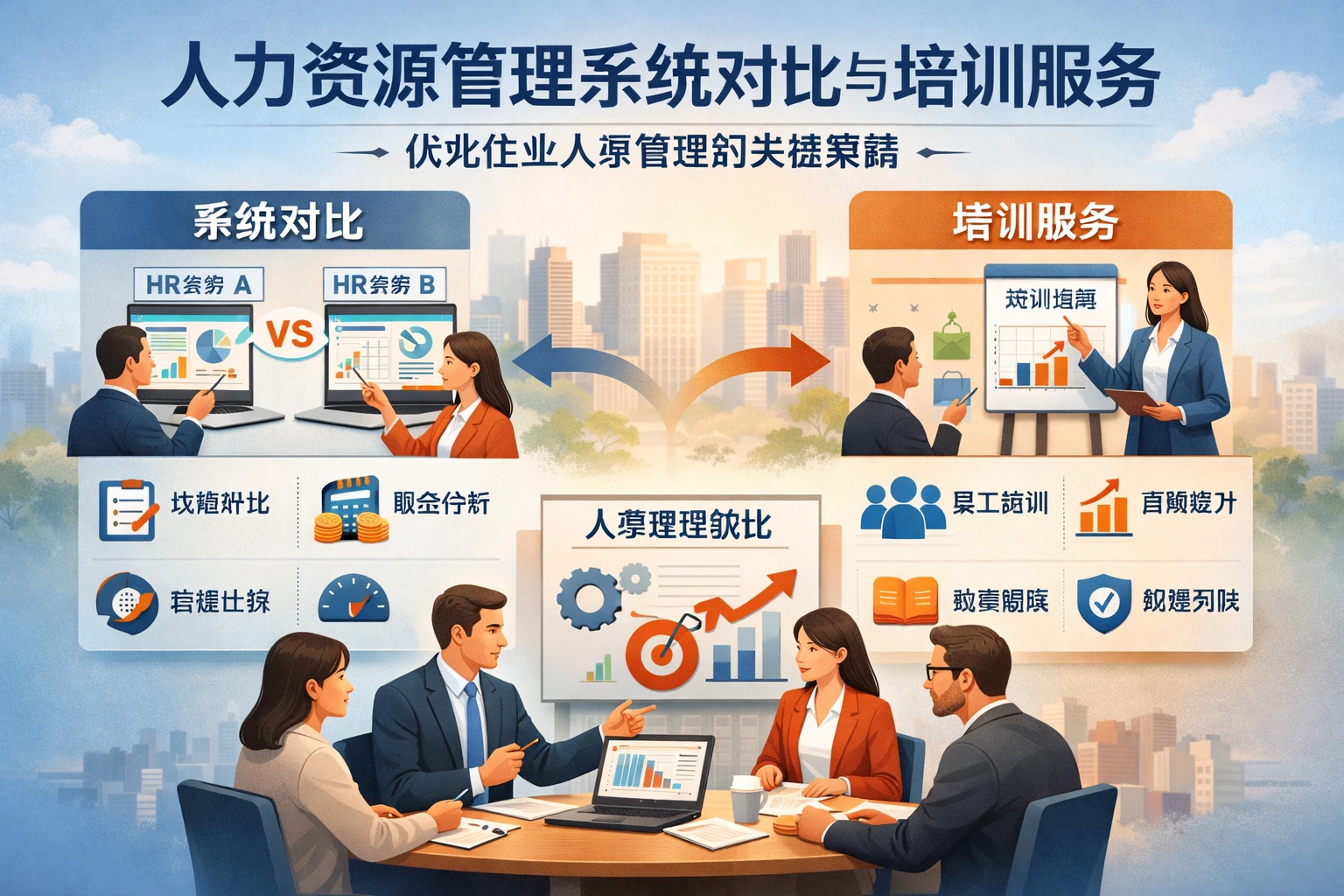 人力资源管理系统对比与培训服务：优化企业人事管理的关键策略