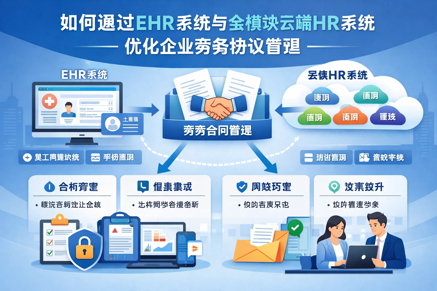 如何通过EHR系统与全模块云端HR系统优化企业劳务协议管理