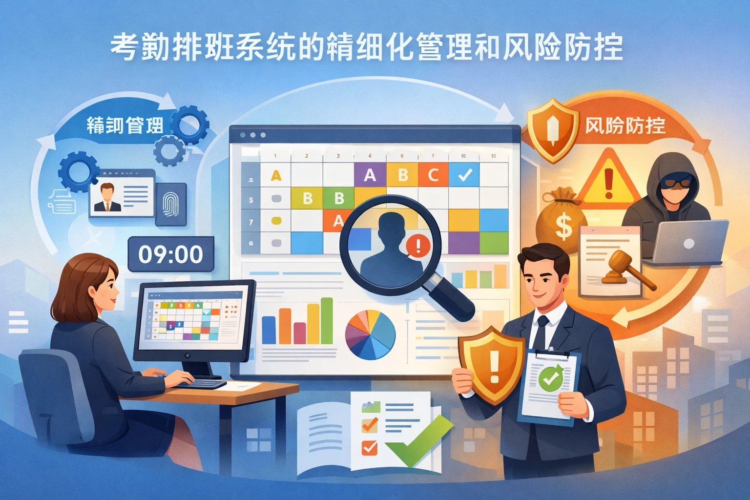 考勤排班系统的精细化管理和风险防控
