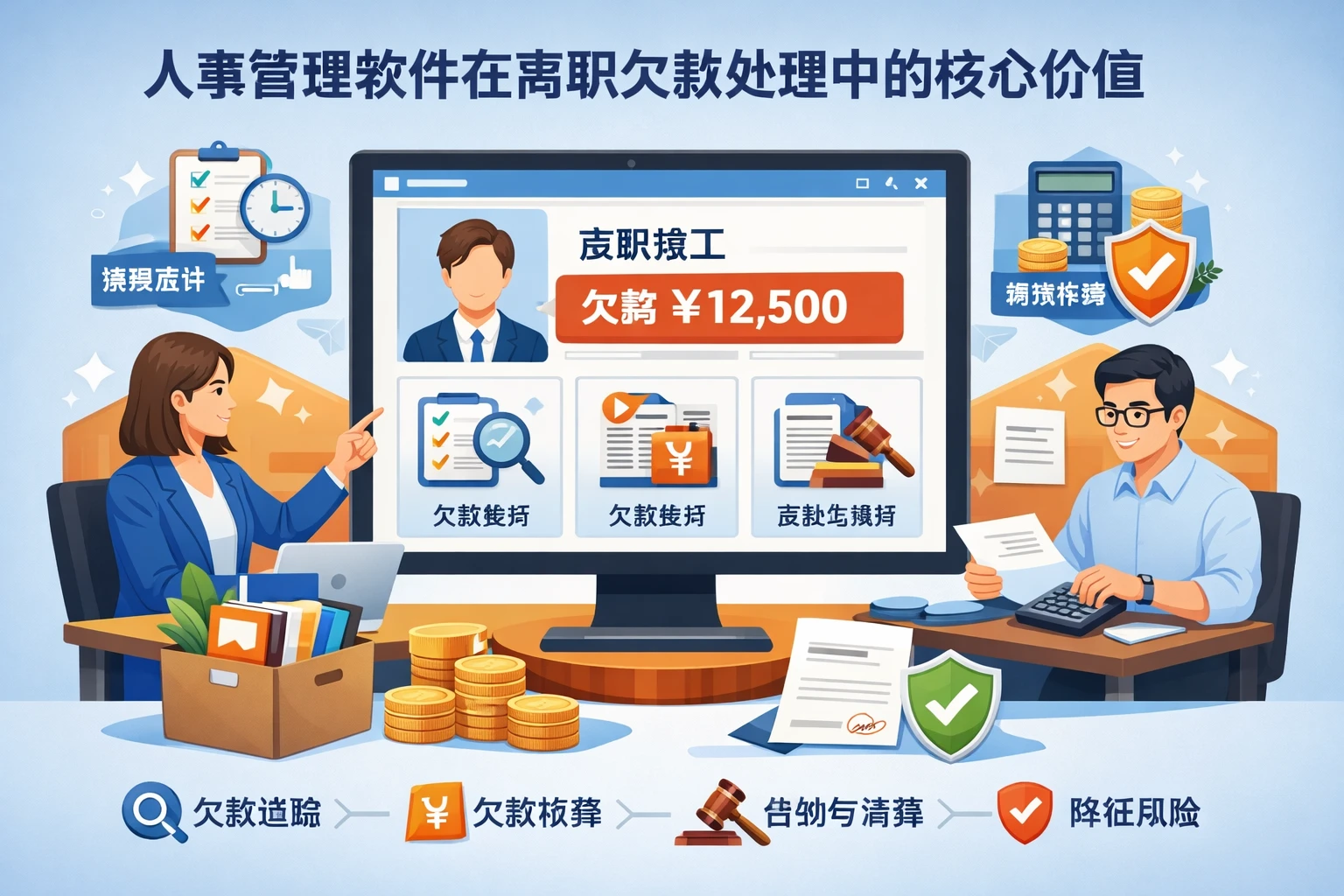 人事管理软件在离职欠款处理中的核心价值
