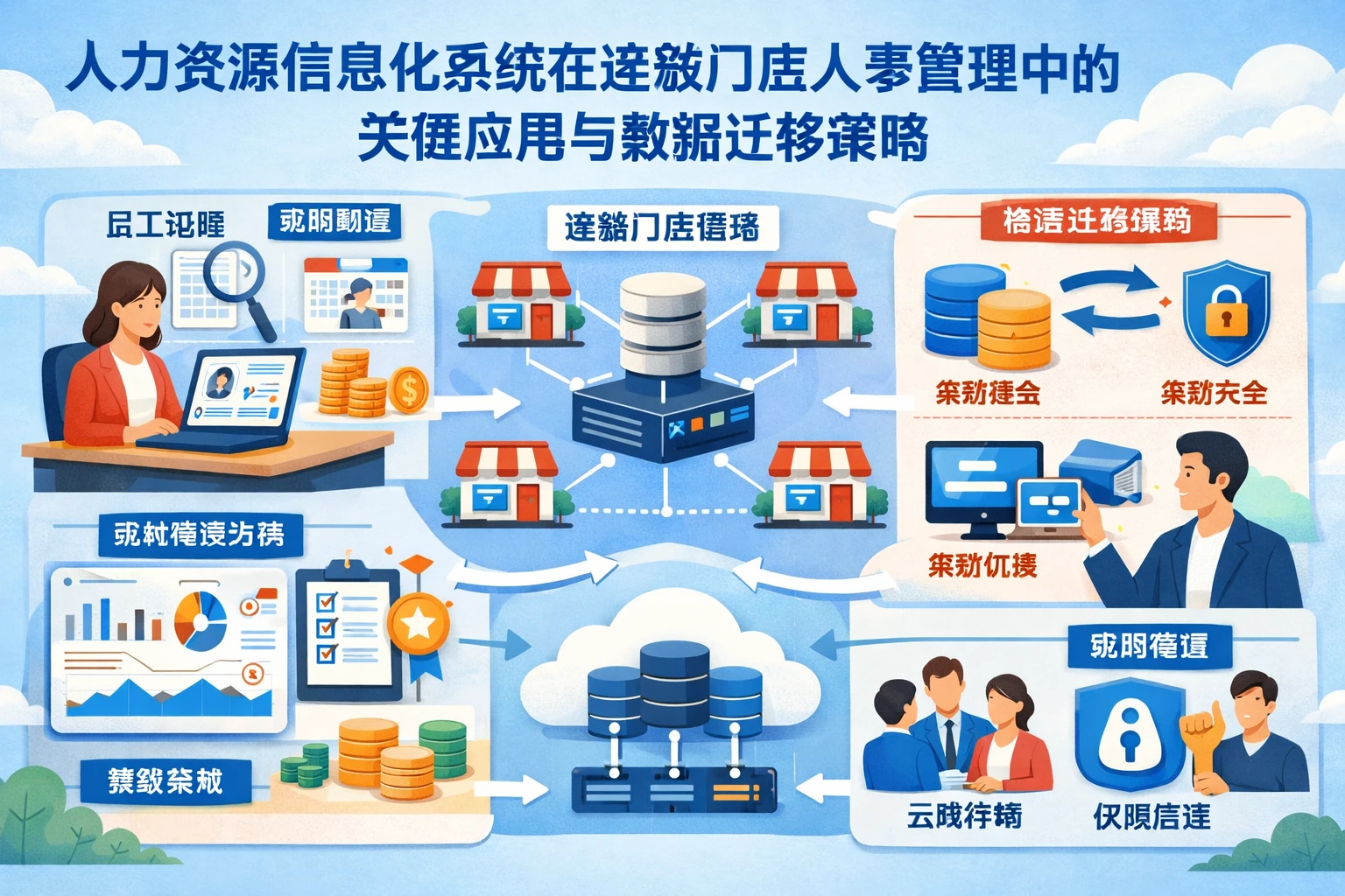 人力资源信息化系统在连锁门店人事管理中的关键应用与数据迁移策略