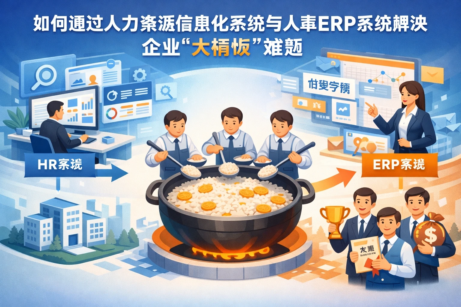 如何通过人力资源信息化系统与人事ERP系统解决企业