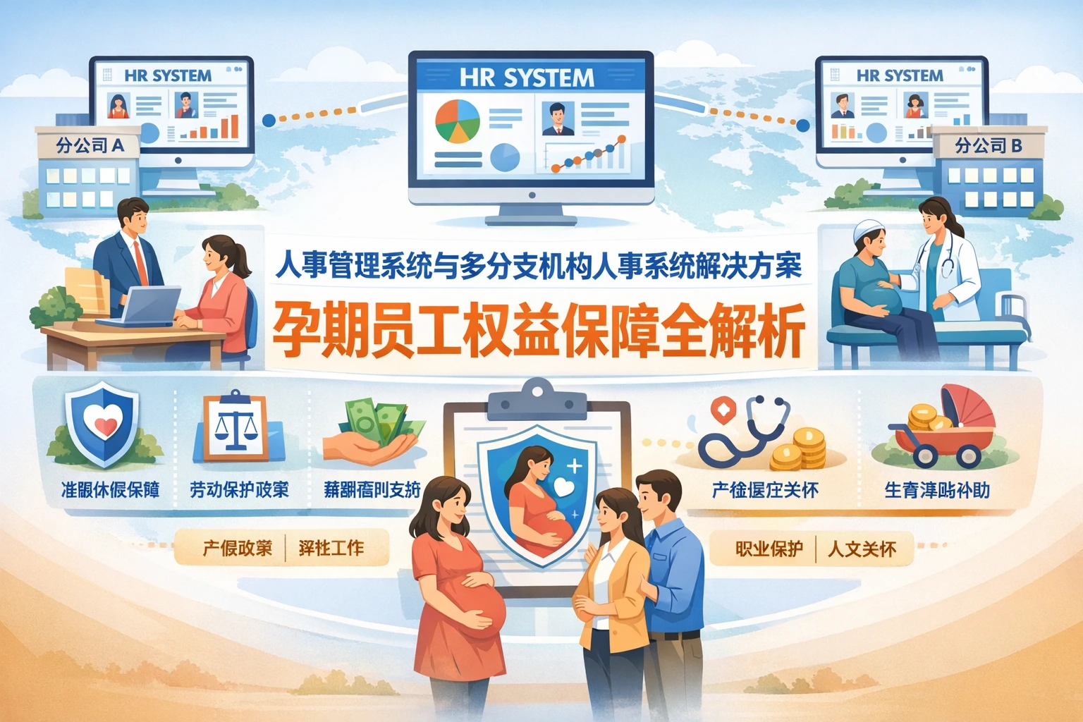 人事管理系统与多分支机构人事系统解决方案：孕期员工权益保障全解析