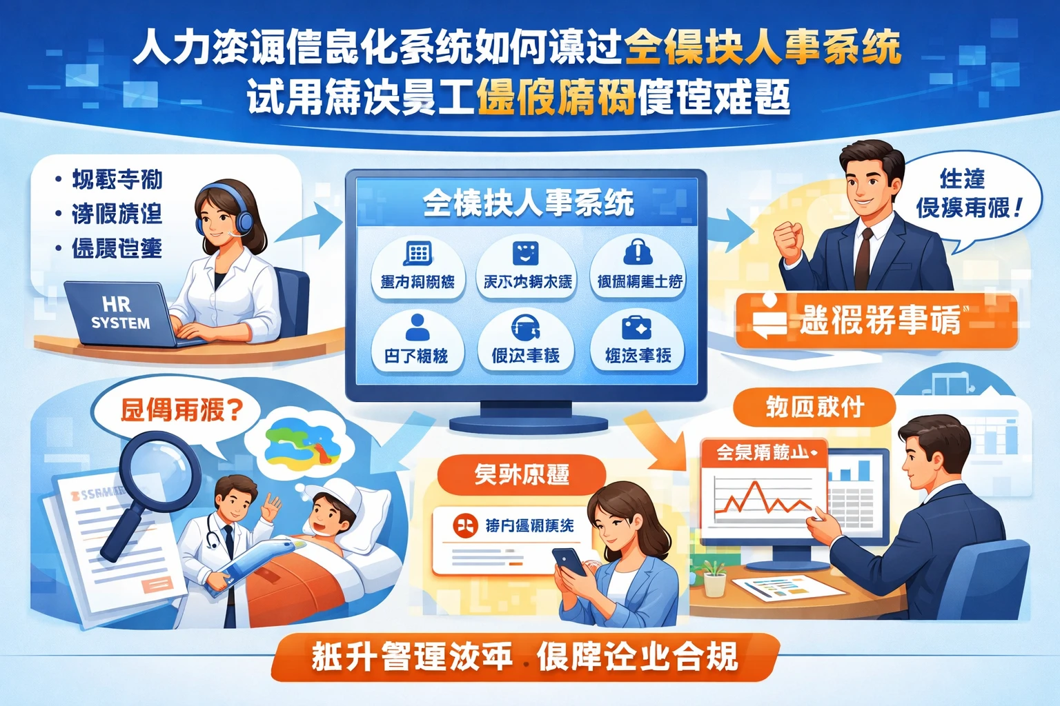 人力资源信息化系统如何通过全模块人事系统试用解决员工虚假病假管理难题