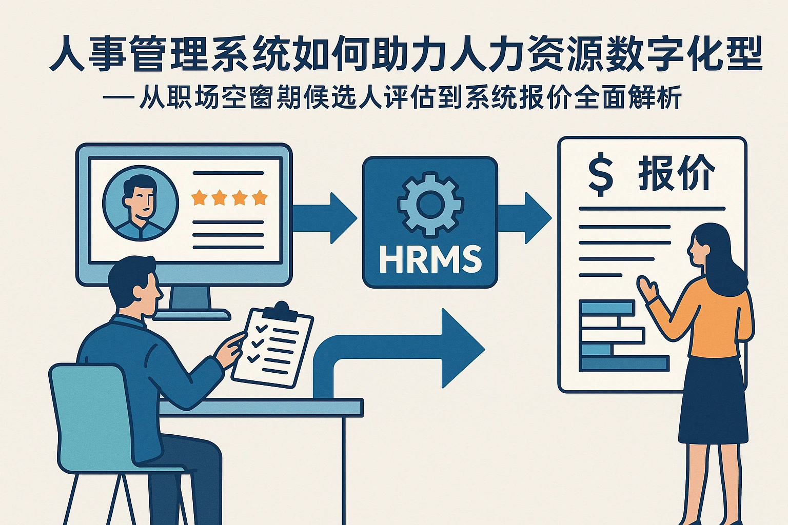 人事管理系统如何助力人力资源数字化转型——从职场空窗期候选人评估到系统报价全面解析