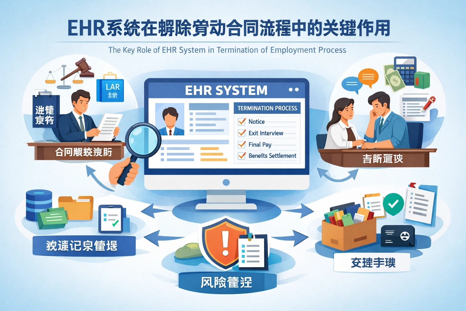 EHR系统在解除劳动合同流程中的关键作用