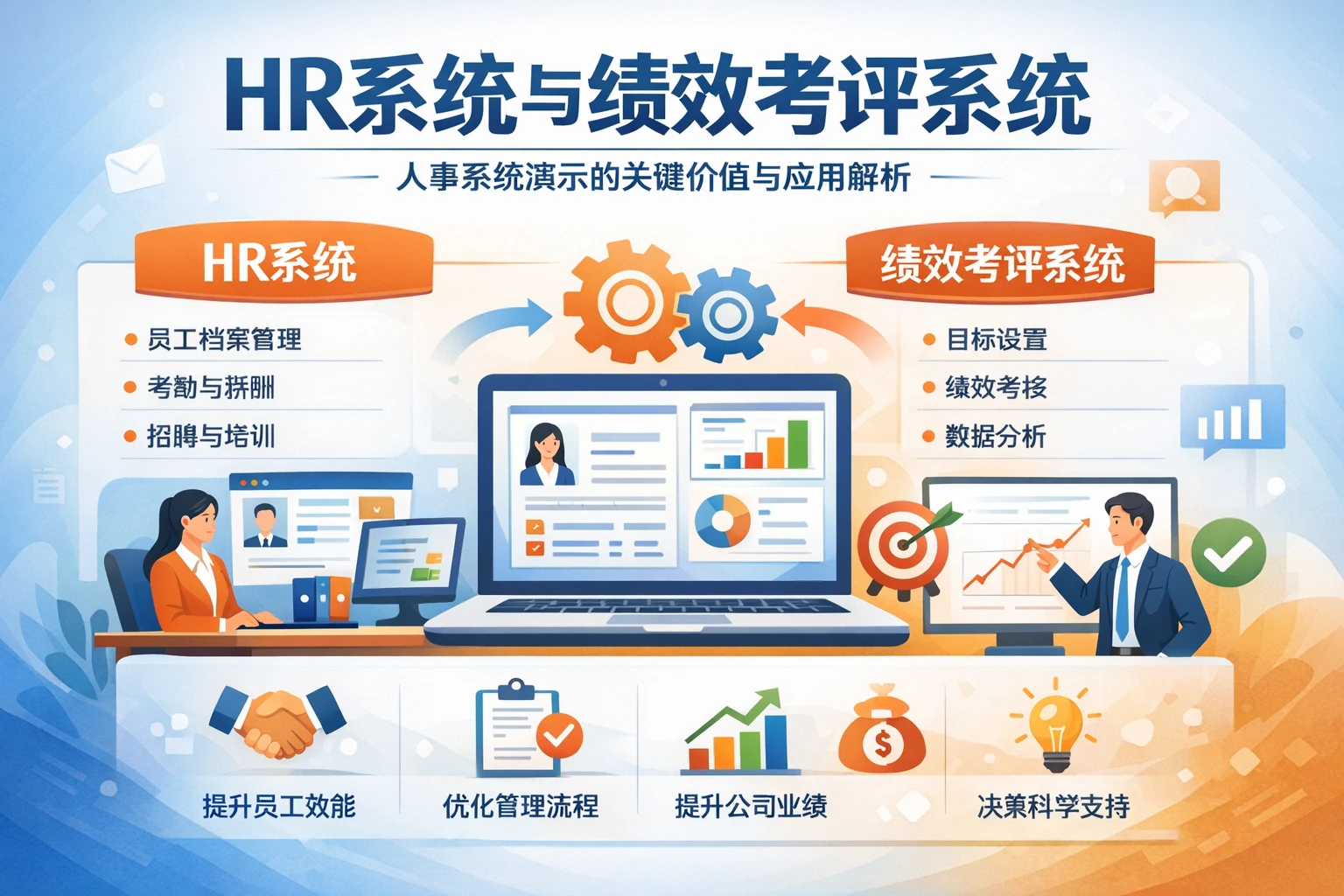 HR系统与绩效考评系统：人事系统演示的关键价值与应用解析