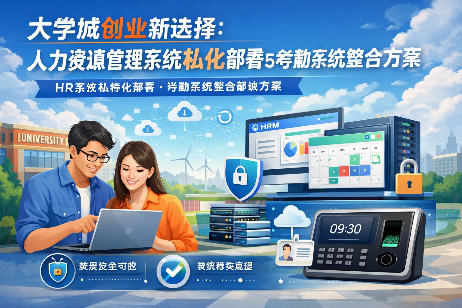 大学城创业新选择：人力资源管理系统私有化部署与考勤系统整合方案