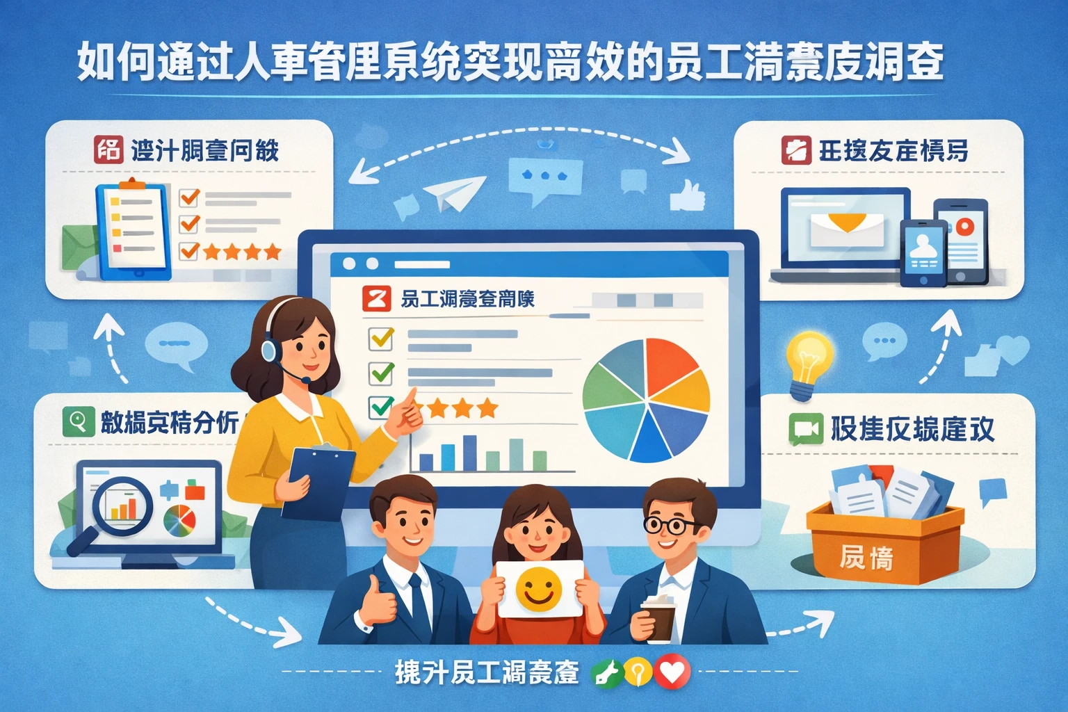 如何通过人事管理系统实现高效的员工满意度调查