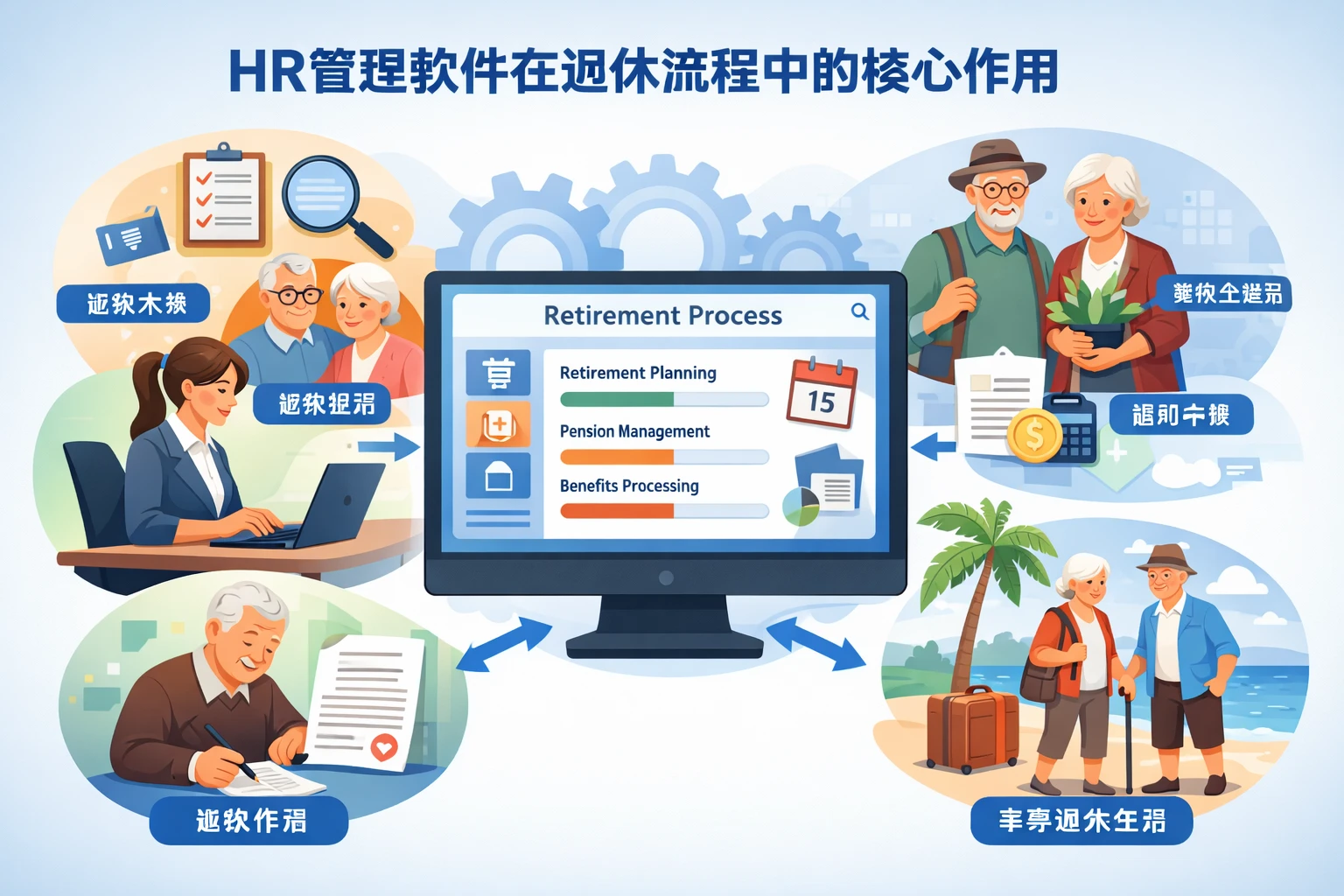 HR管理软件在退休流程中的核心作用