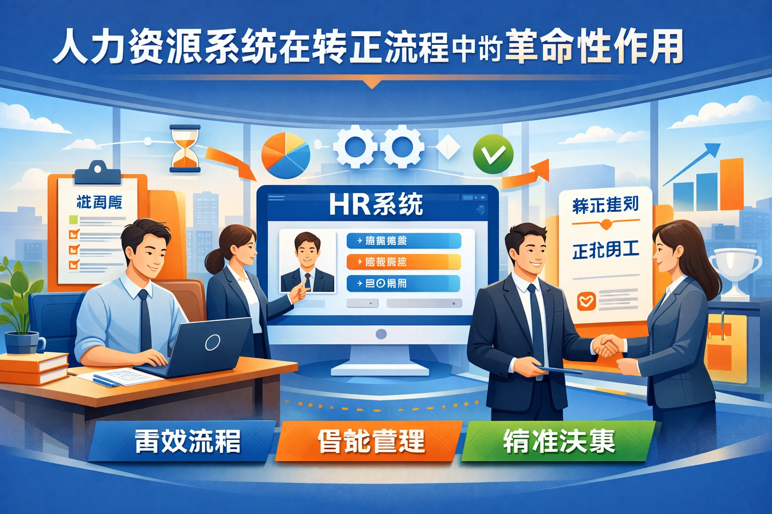 人力资源系统在转正流程中的革命性作用