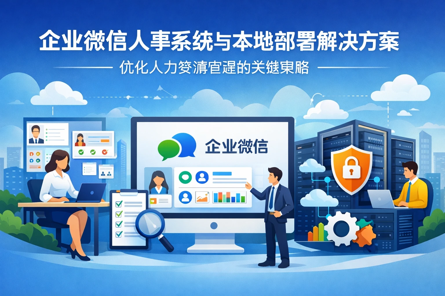 企业微信人事系统与本地部署解决方案：优化人力资源管理的关键策略