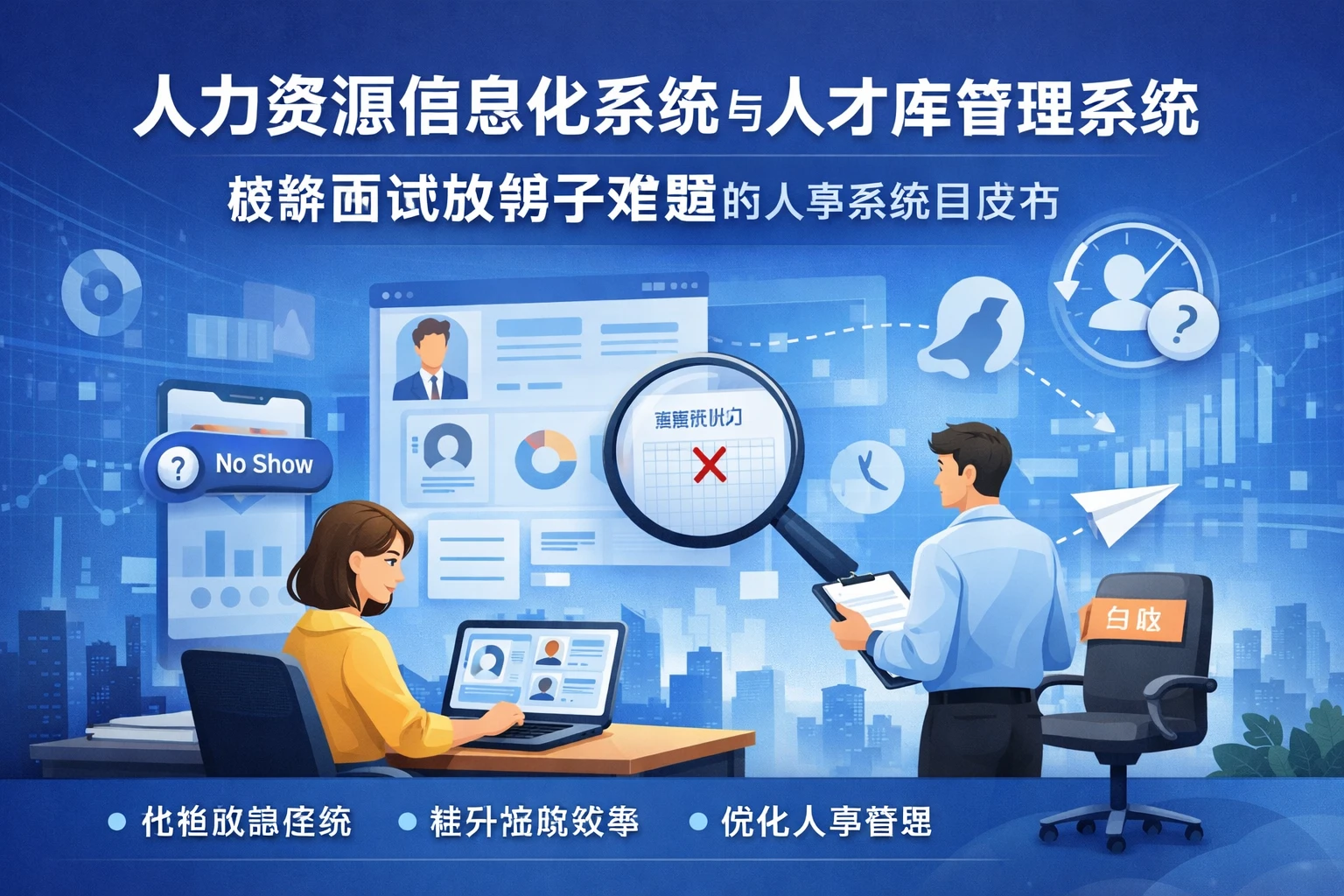 人力资源信息化系统与人才库管理系统：破解面试放鸽子难题的人事系统白皮书