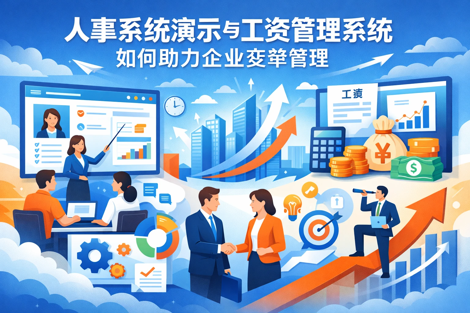 人事系统演示与工资管理系统如何助力企业变革管理