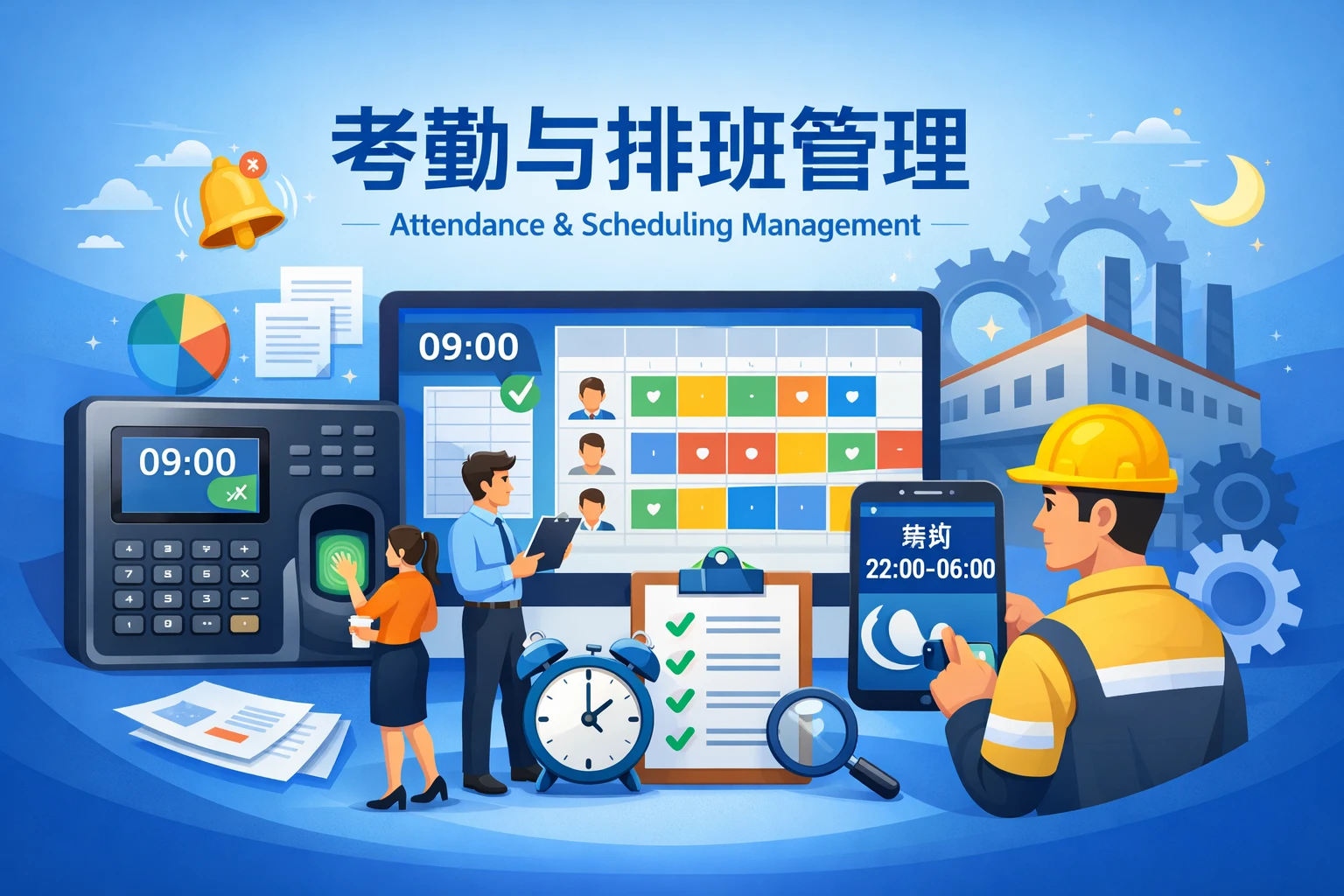 考勤与排班管理