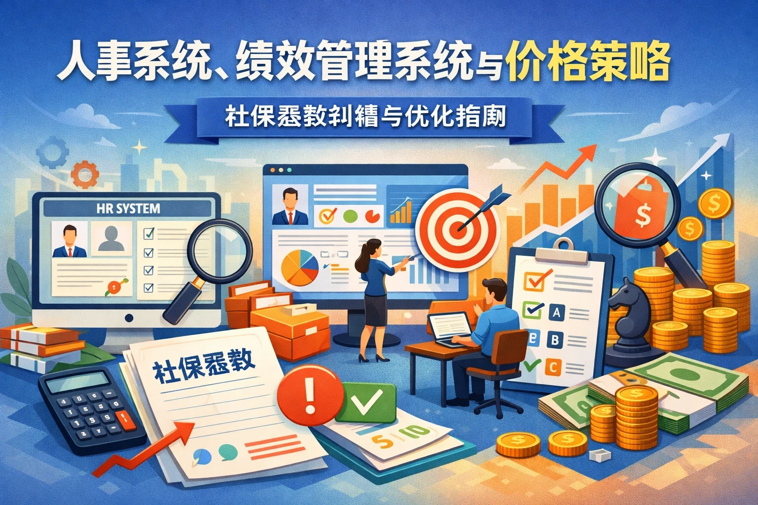 人事系统、绩效管理系统与价格策略：社保基数纠错与优化指南
