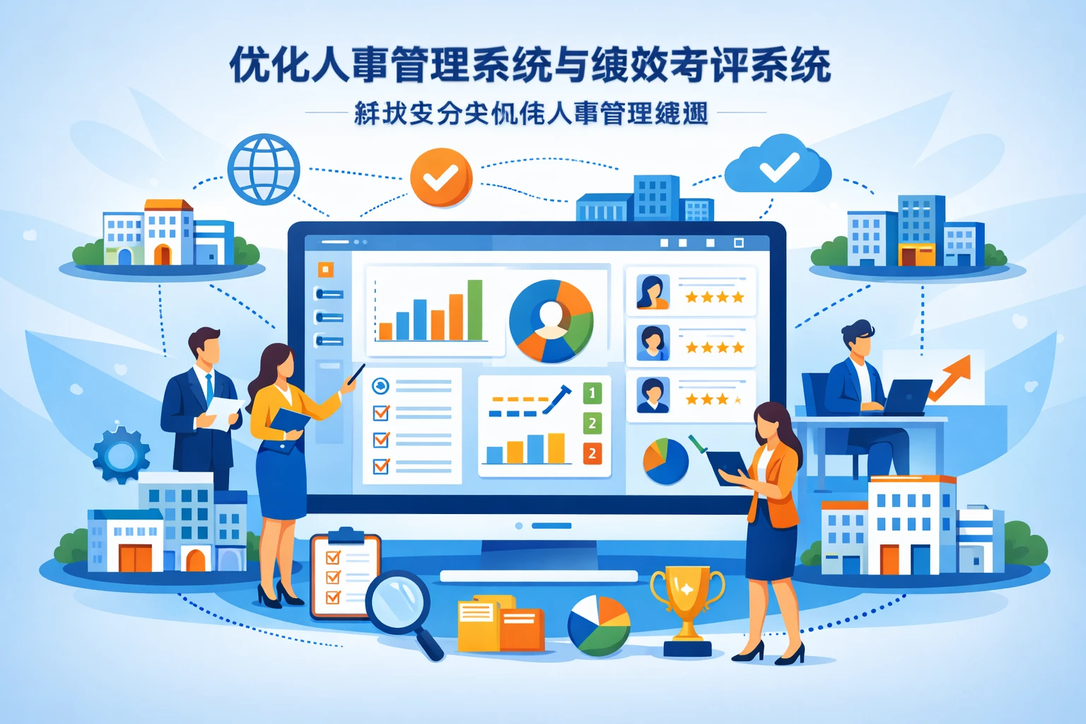 优化人事管理系统与绩效考评系统，解决多分支机构人事管理难题