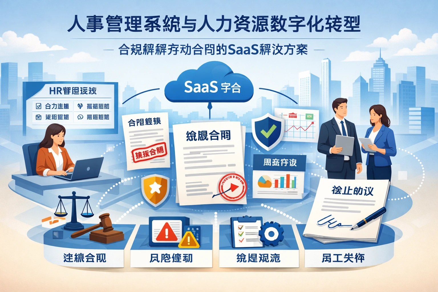 人事管理系统与人力资源数字化转型：合规解除劳动合同的SaaS解决方案