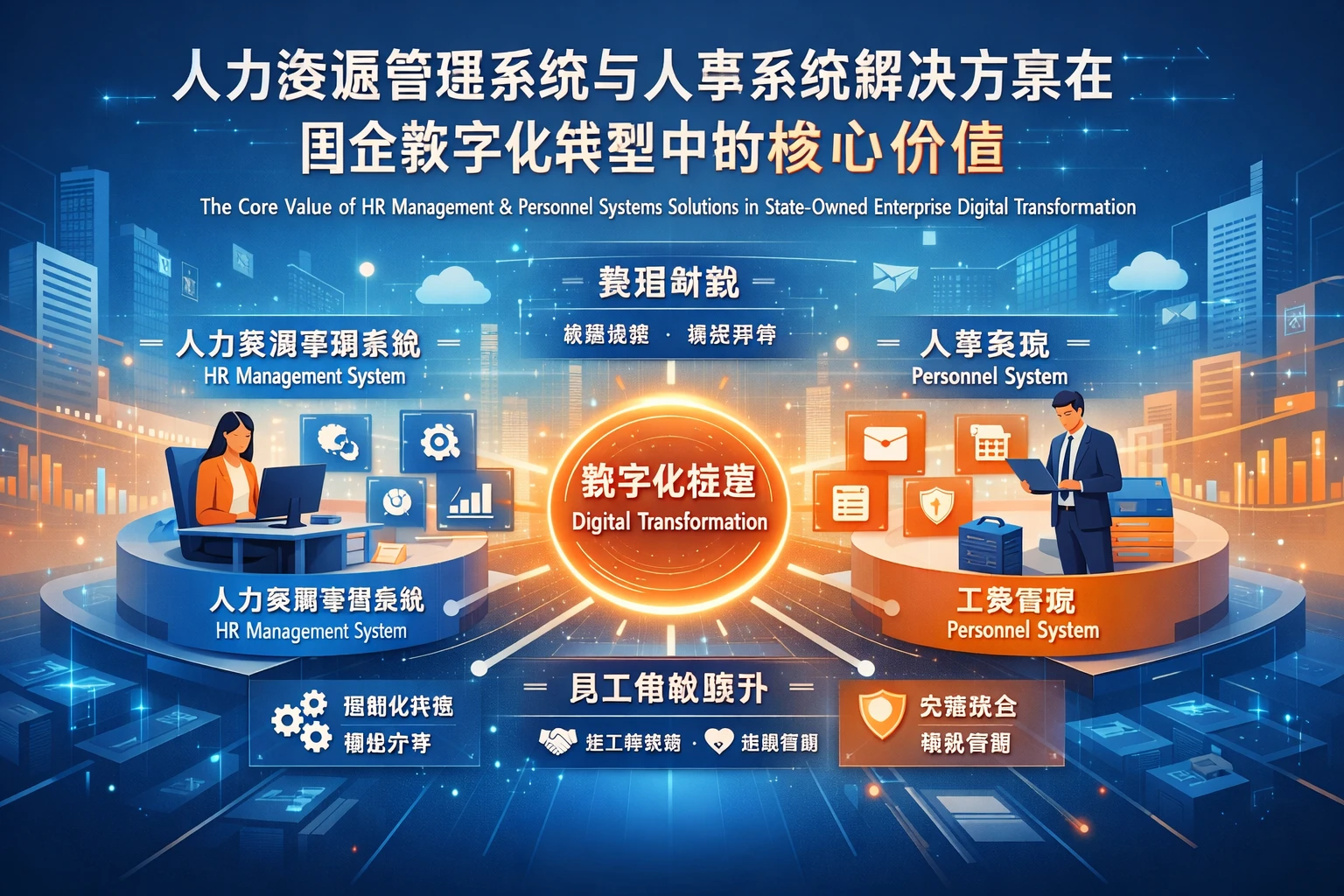 人力资源管理系统与人事系统解决方案在国企数字化转型中的核心价值