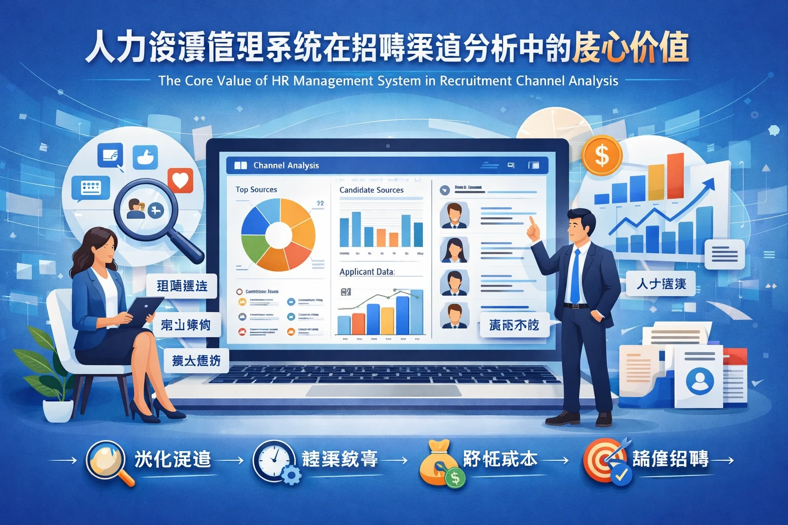 人力资源管理系统在招聘渠道分析中的核心价值