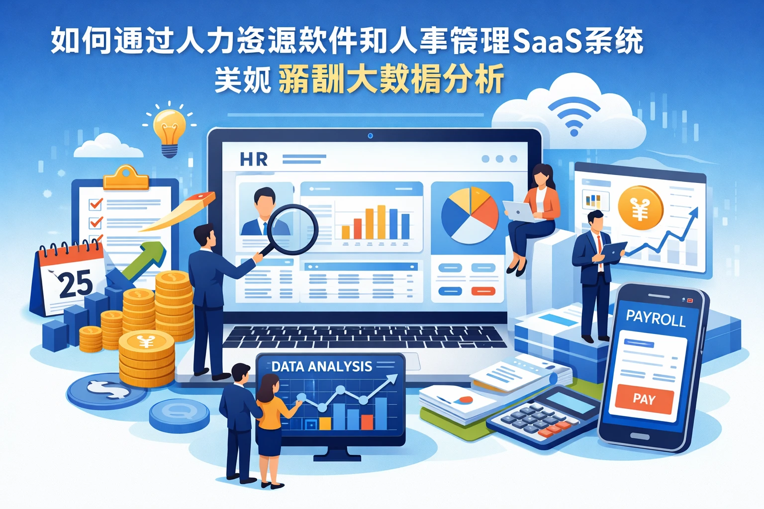 如何通过人力资源软件和人事管理SaaS系统实现薪酬大数据分析