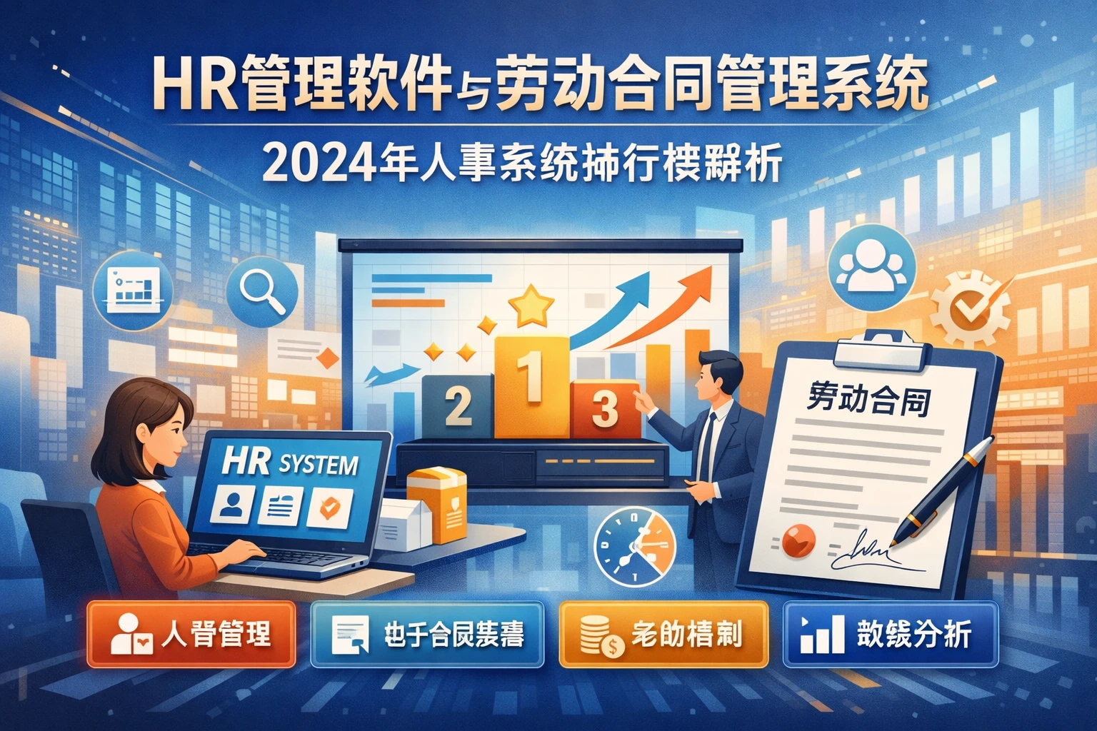 HR管理软件与劳动合同管理系统：2024年人事系统排行榜解析