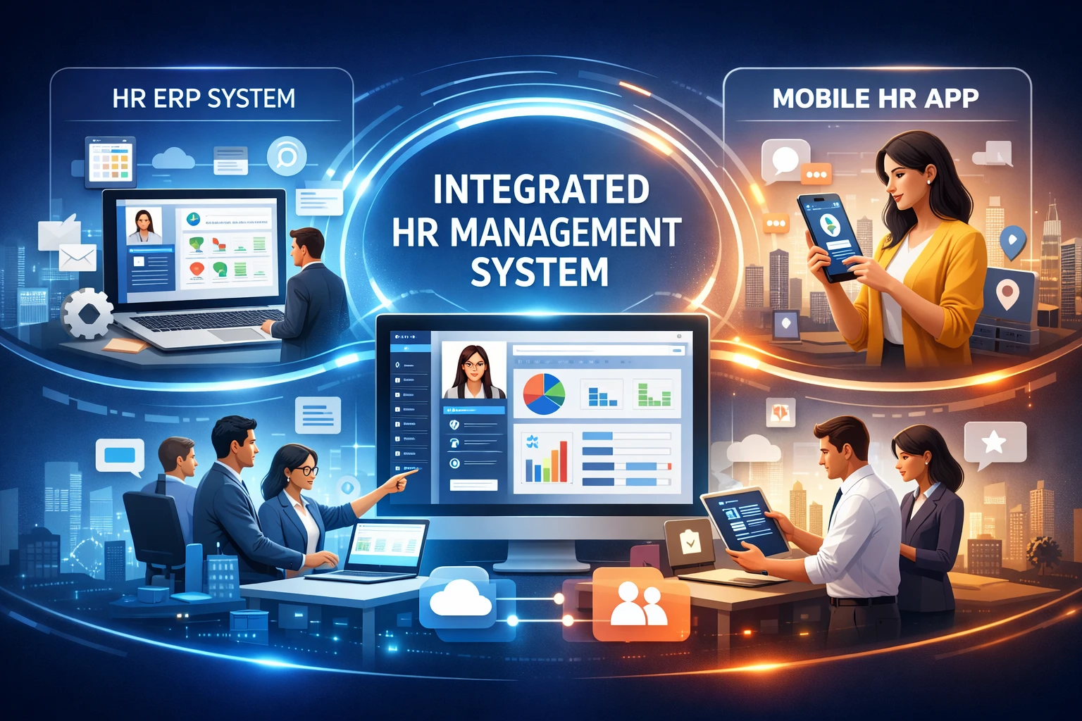 现代企业人事管理系统、人事ERP系统与移动人事系统的整合应用