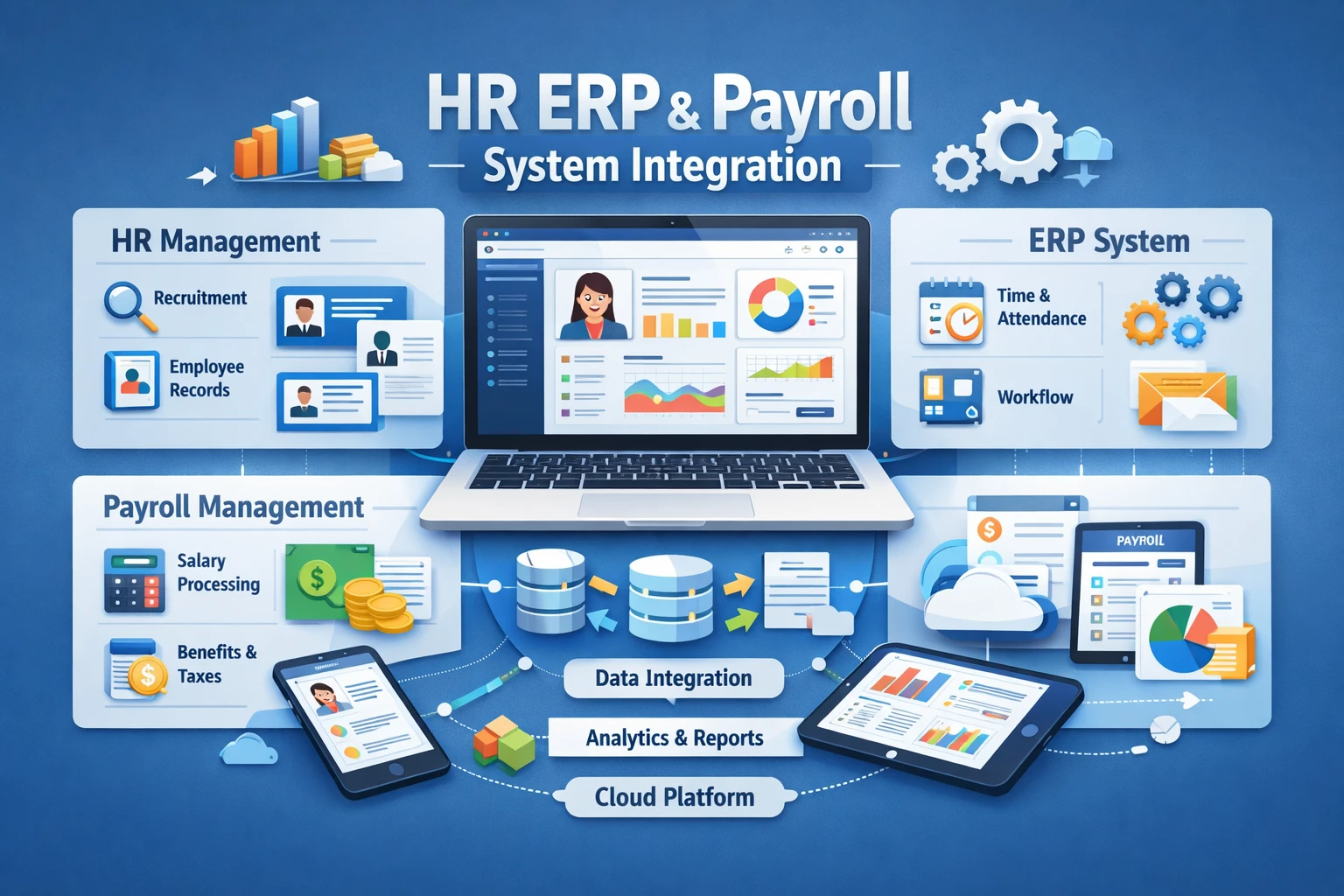 现代企业HR系统、人事ERP系统与薪资管理系统的整合应用