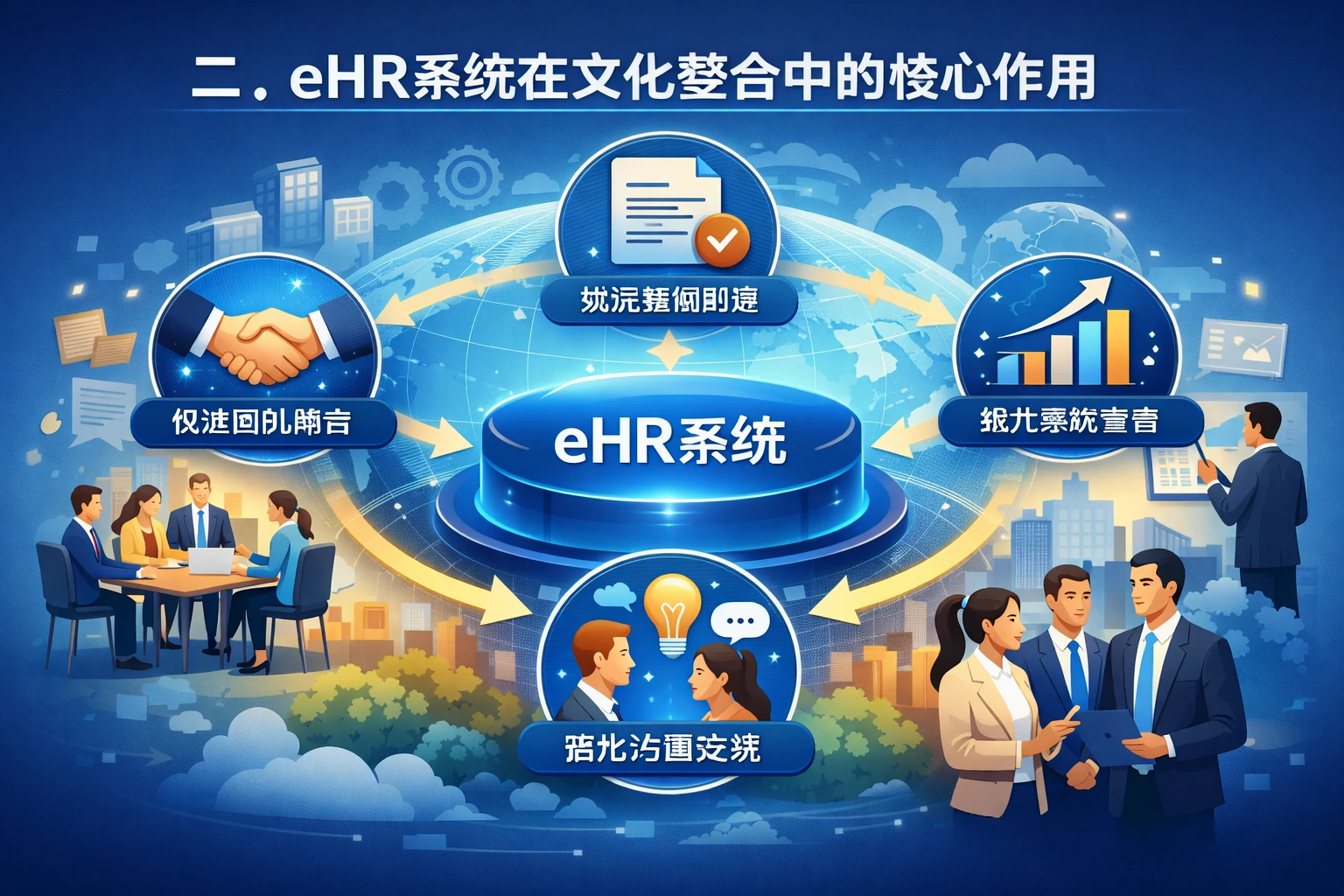 二、eHR系统在文化整合中的核心作用