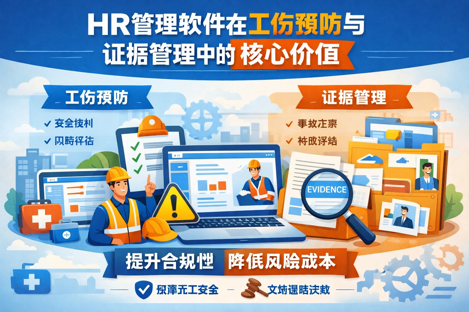 HR管理软件在工伤预防与证据管理中的核心价值