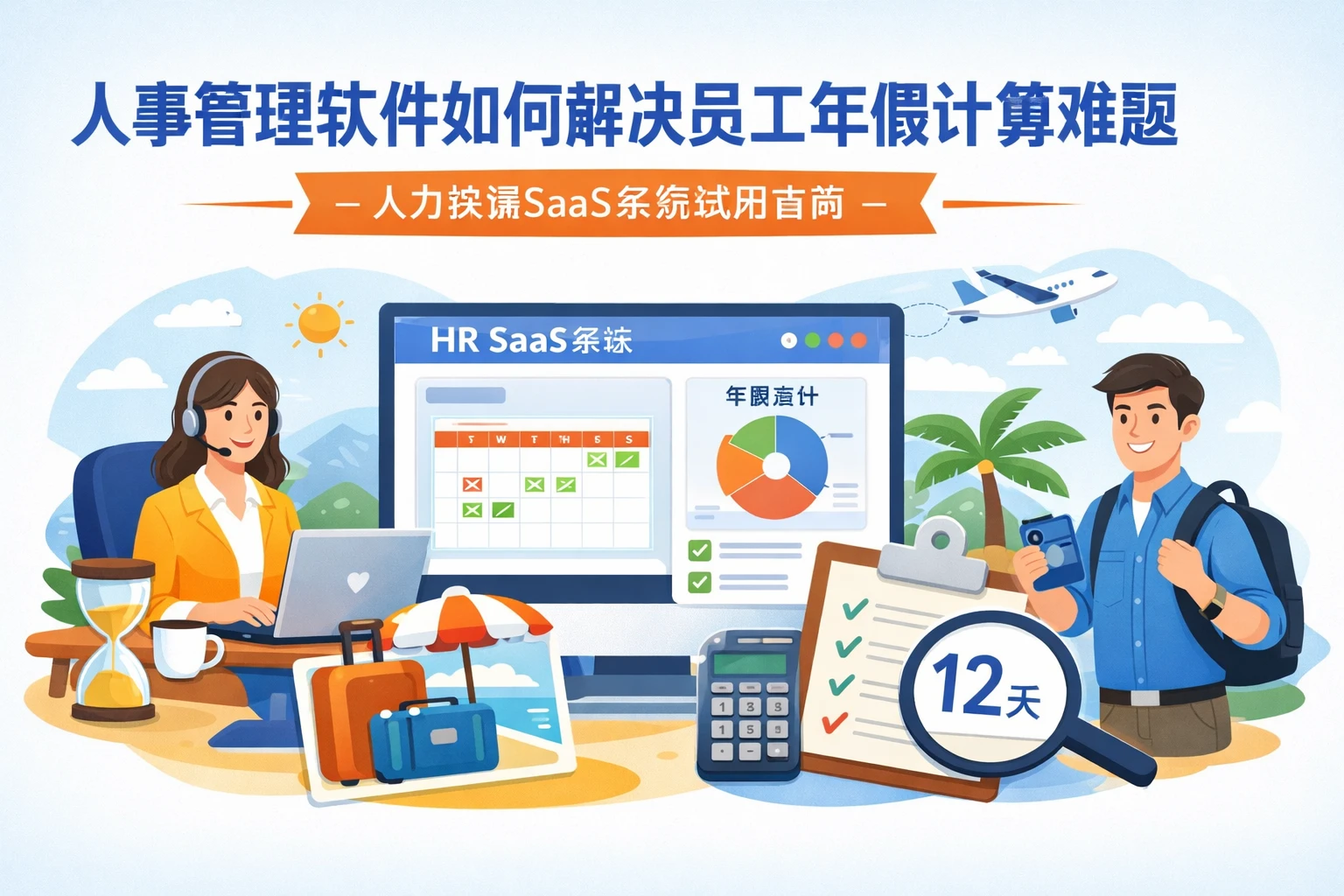 人事管理软件如何解决员工年假计算难题 - 人力资源SaaS系统试用指南
