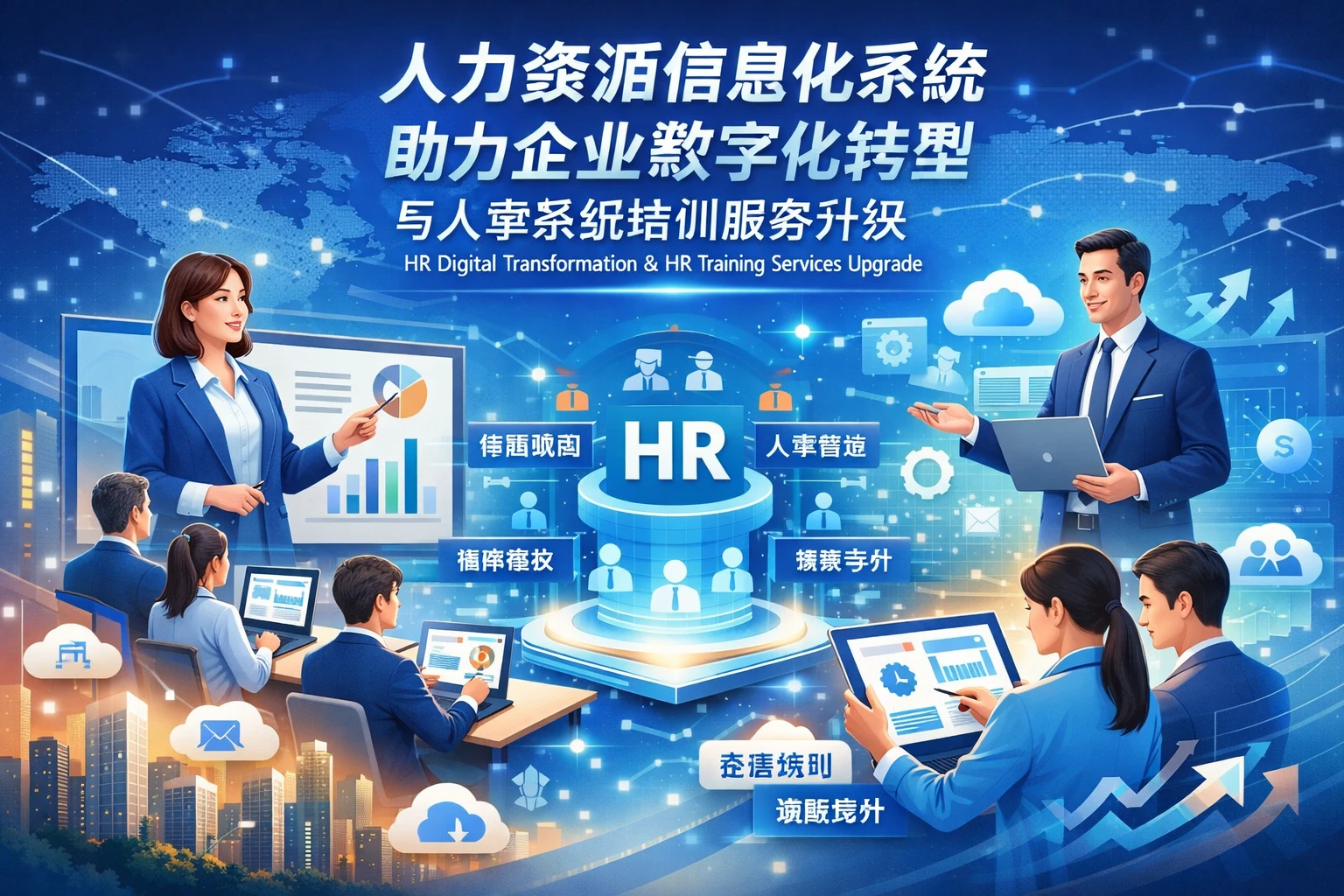 人力资源信息化系统助力企业数字化转型与人事系统培训服务升级