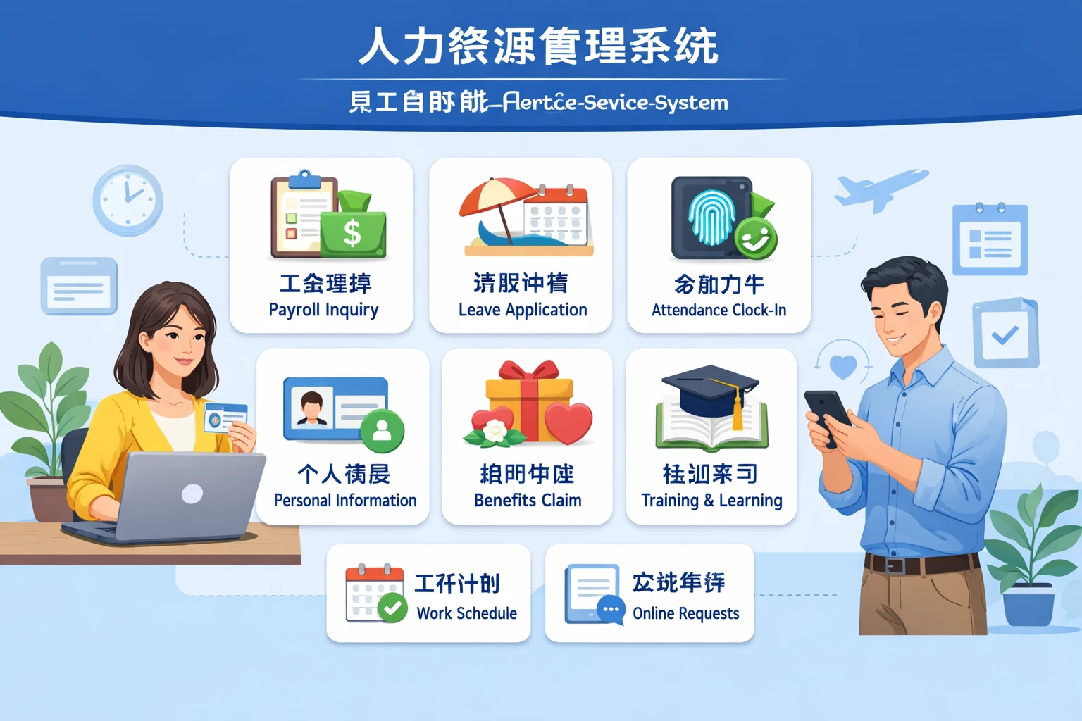 人力资源管理系统中的员工自助系统