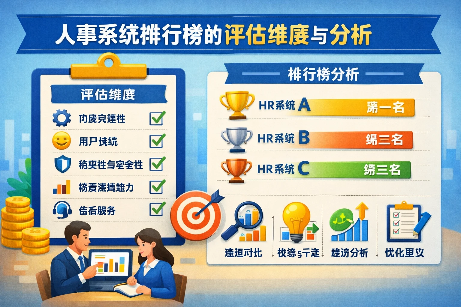 人事系统排行榜的评估维度与分析