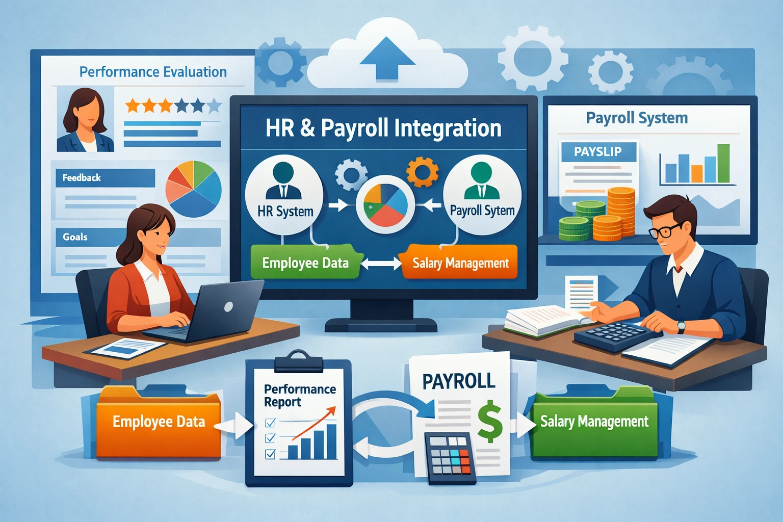 优化人力资源软件中的绩效评估：人事系统解决方案与工资管理系统的整合策略