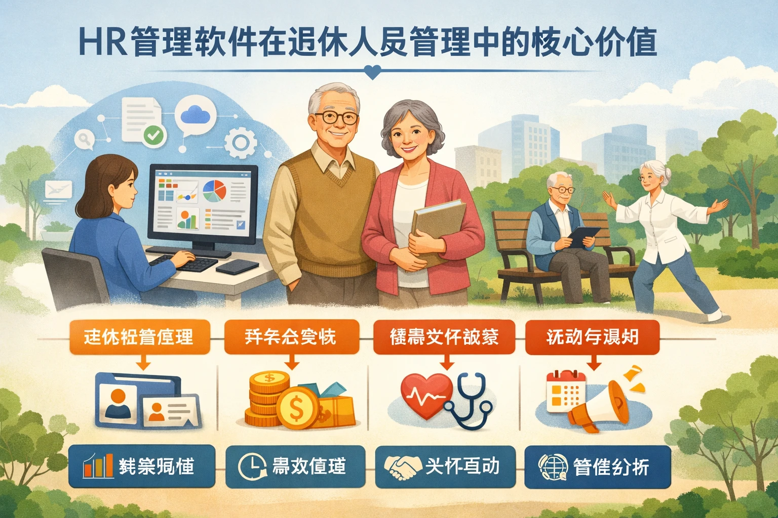 HR管理软件在退休人员管理中的核心价值