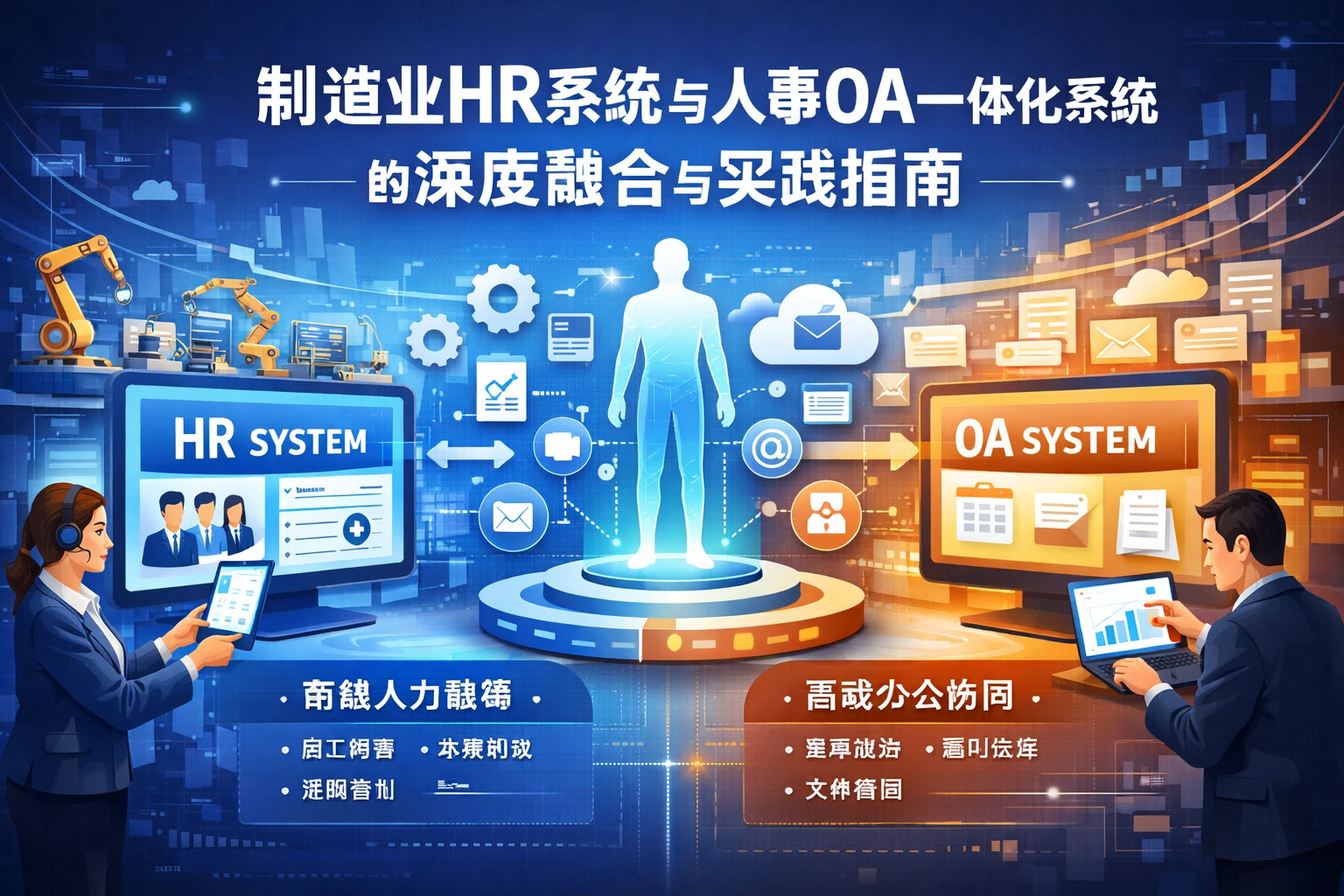 制造业HR系统与人事OA一体化系统的深度融合与实践指南