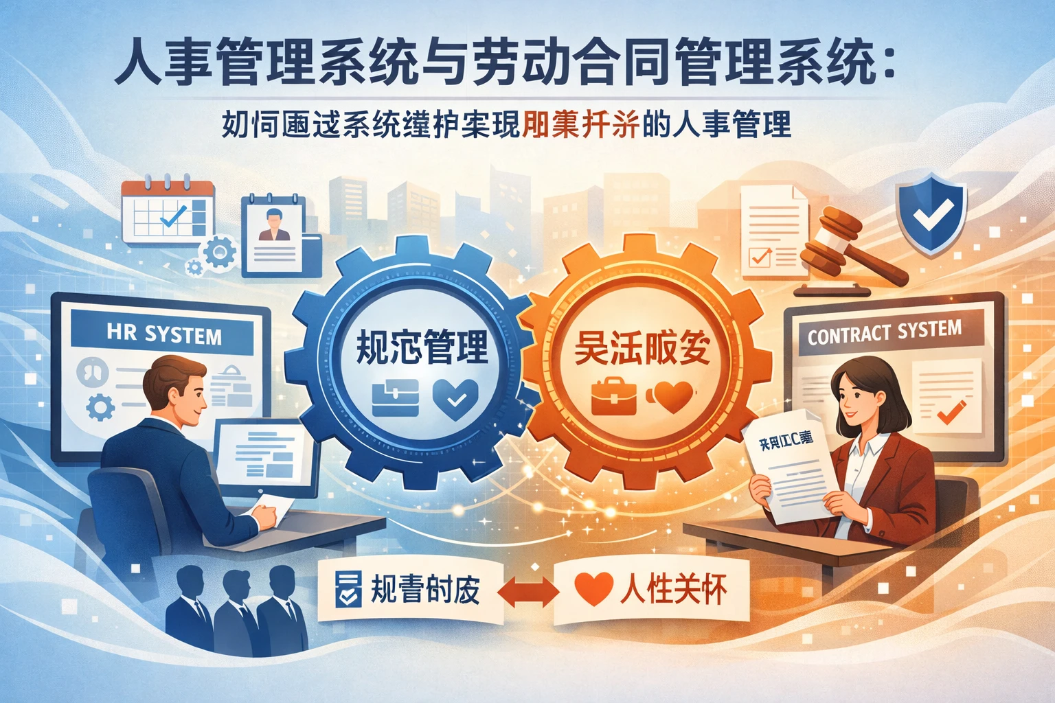 人事管理系统与劳动合同管理系统：如何通过系统维护实现刚柔并济的人事管理