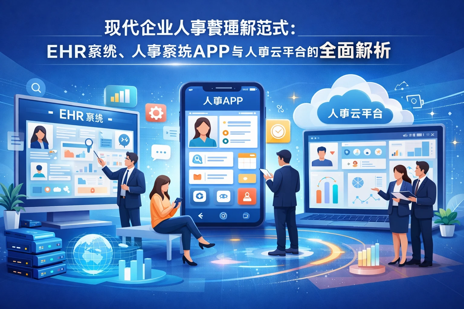 现代企业人事管理新范式：EHR系统、人事系统APP与人事云平台的全面解析