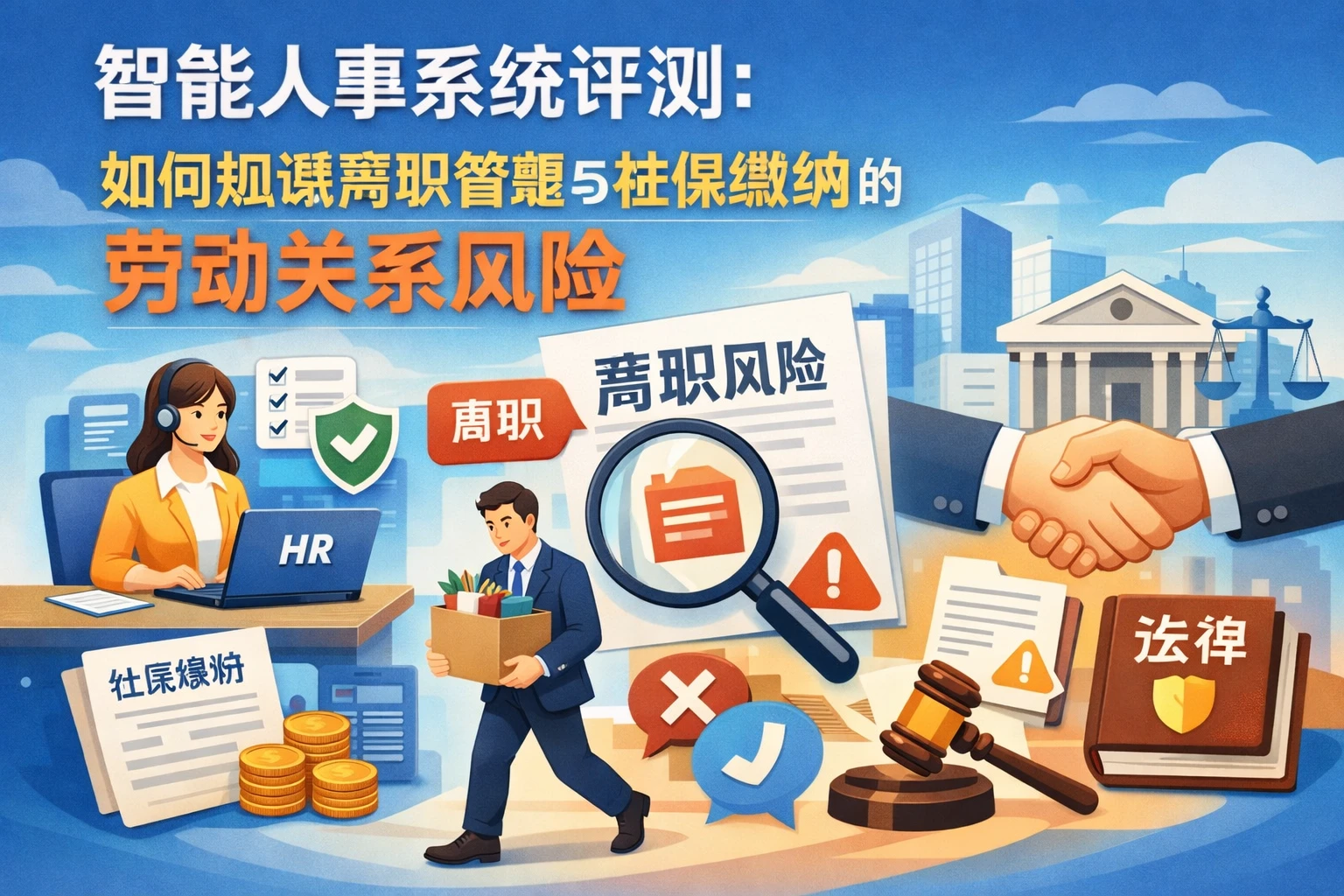 智能人事系统评测：如何规避离职管理与社保缴纳的劳动关系风险