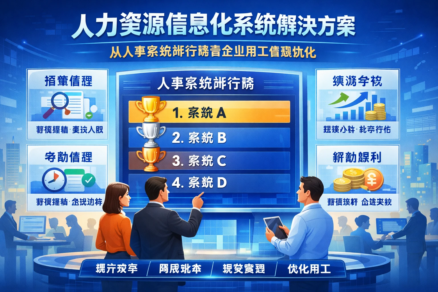 人力资源信息化系统解决方案：从人事系统排行榜看企业用工管理优化