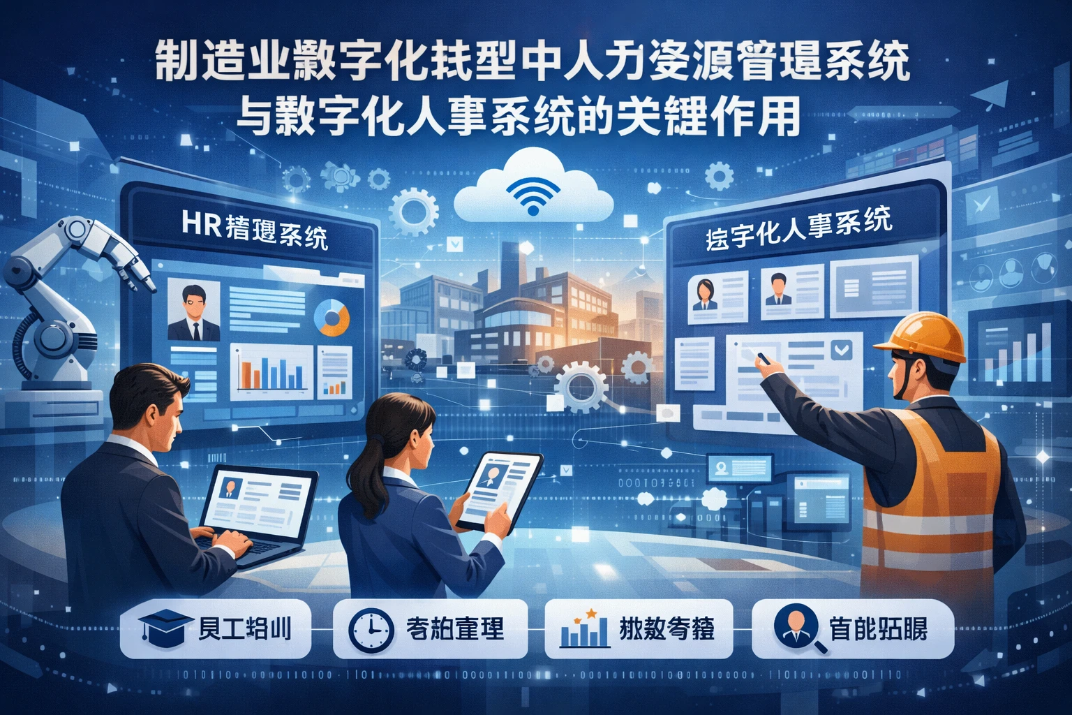 制造业数字化转型中人力资源管理系统与数字化人事系统的关键作用
