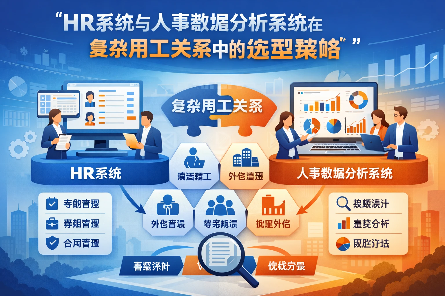 HR系统与人事数据分析系统在复杂用工关系中的选型策略