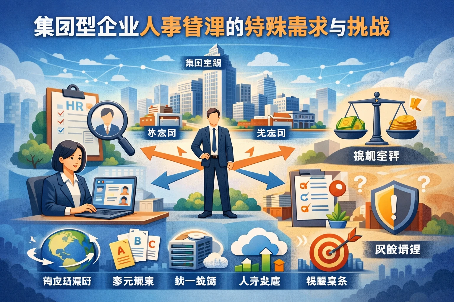 集团型企业人事管理的特殊需求与挑战