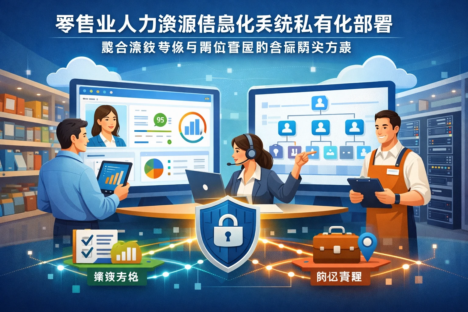 零售业人力资源信息化系统私有化部署：整合绩效考核与岗位管理的全面解决方案